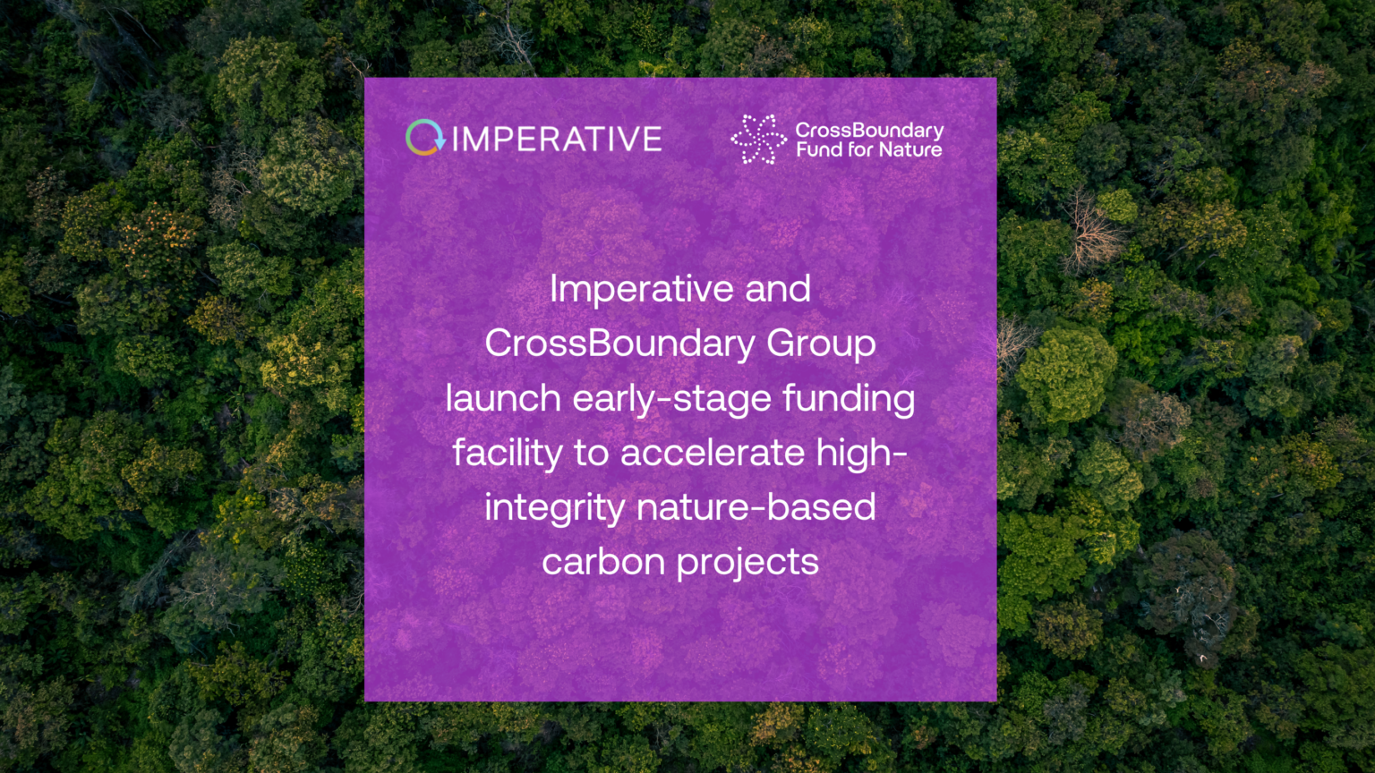 Imperative and CrossBoundary Group launch early-stage funding facility ...