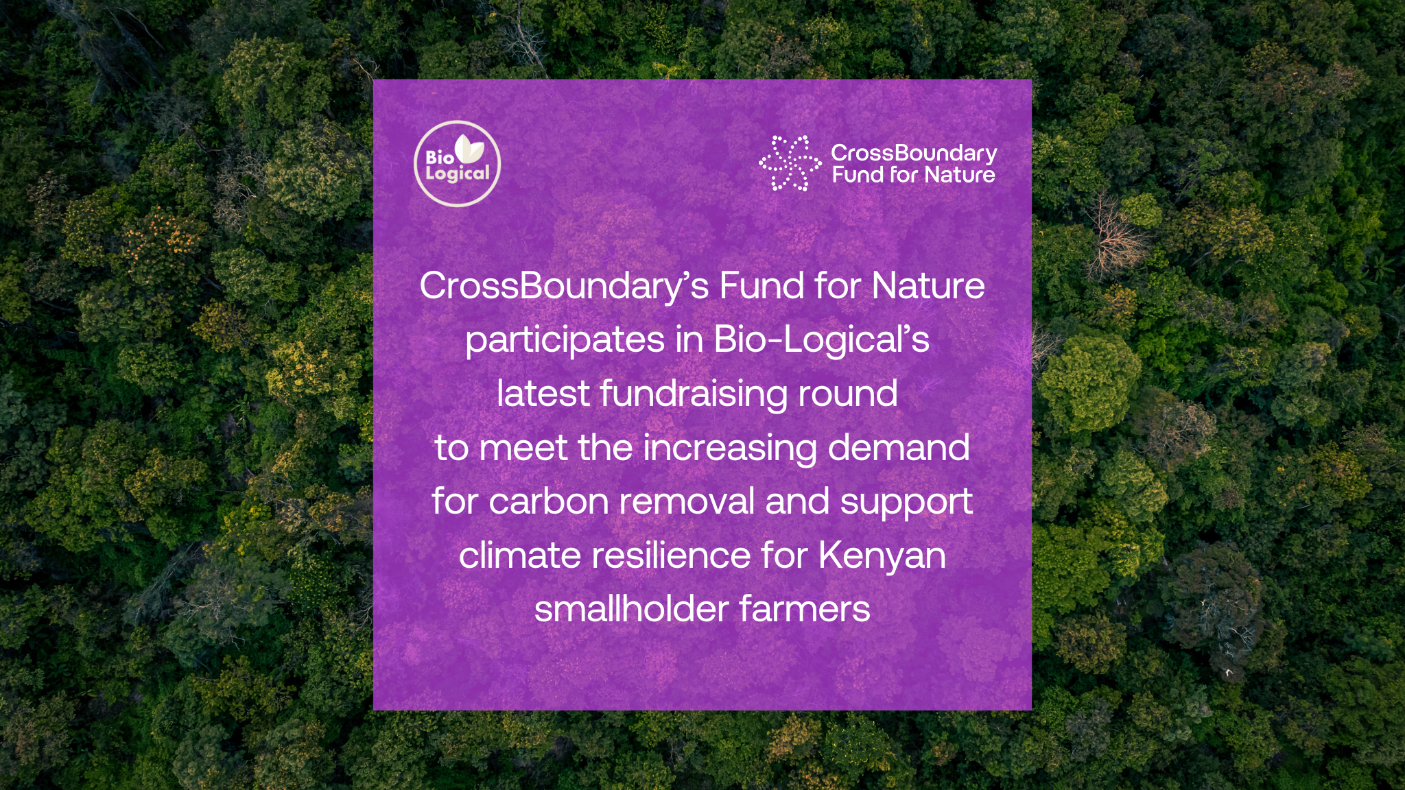 CrossBoundary invests in Bio-Logical