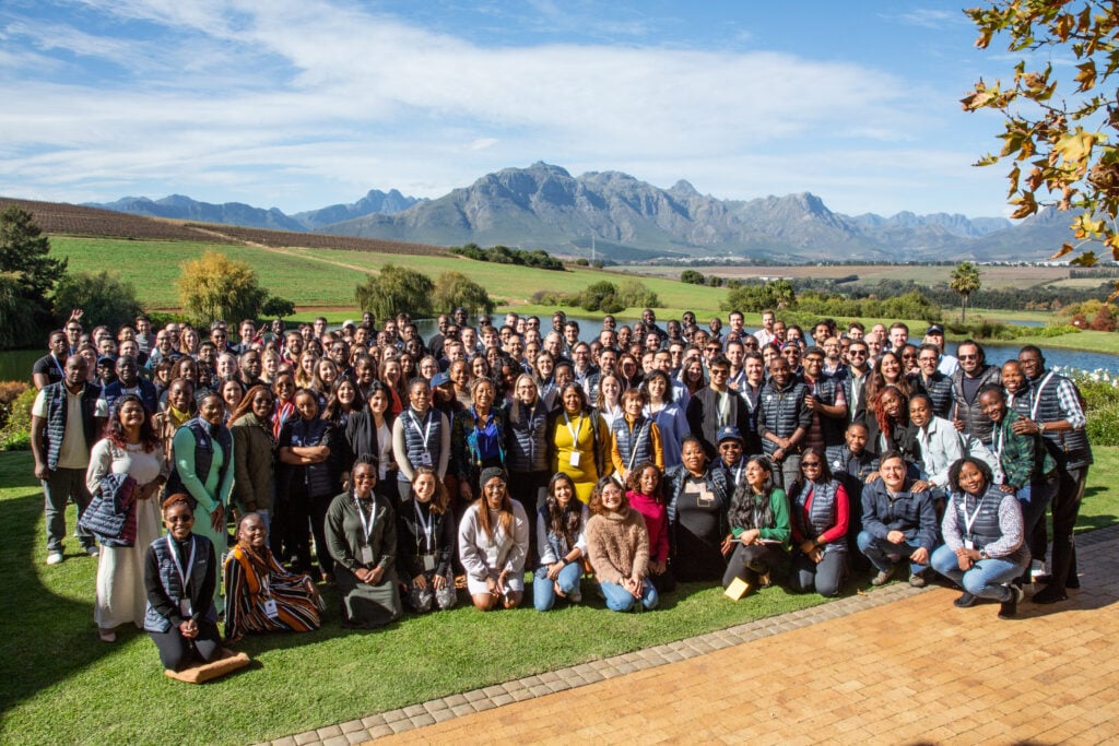 CrossBoundary team at the team retreat in Cape Town, South Africa