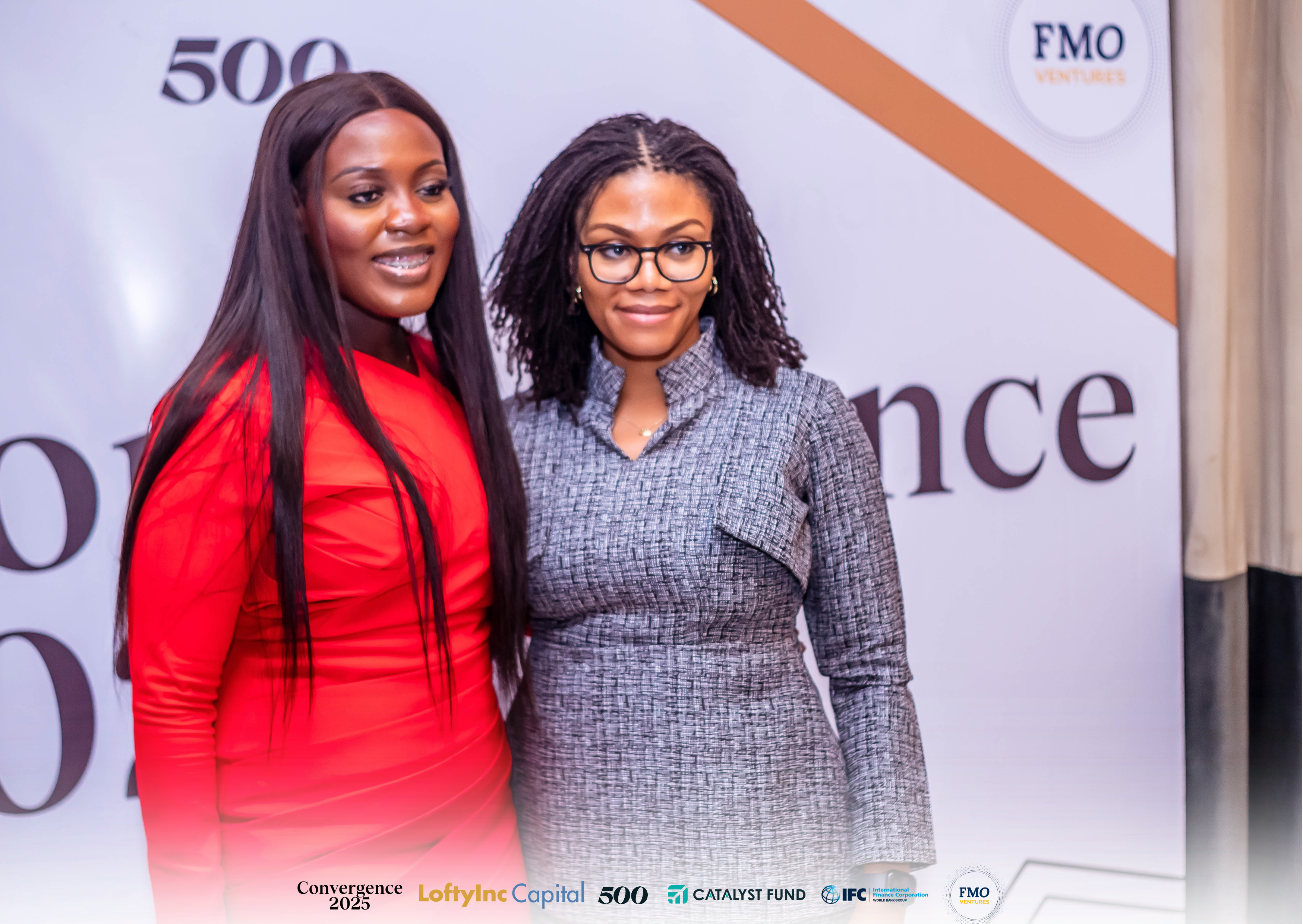 Aishat Raji and Nneka Chime from CrossBoundary Advisory at AVCA Conference and VC Summit 2025