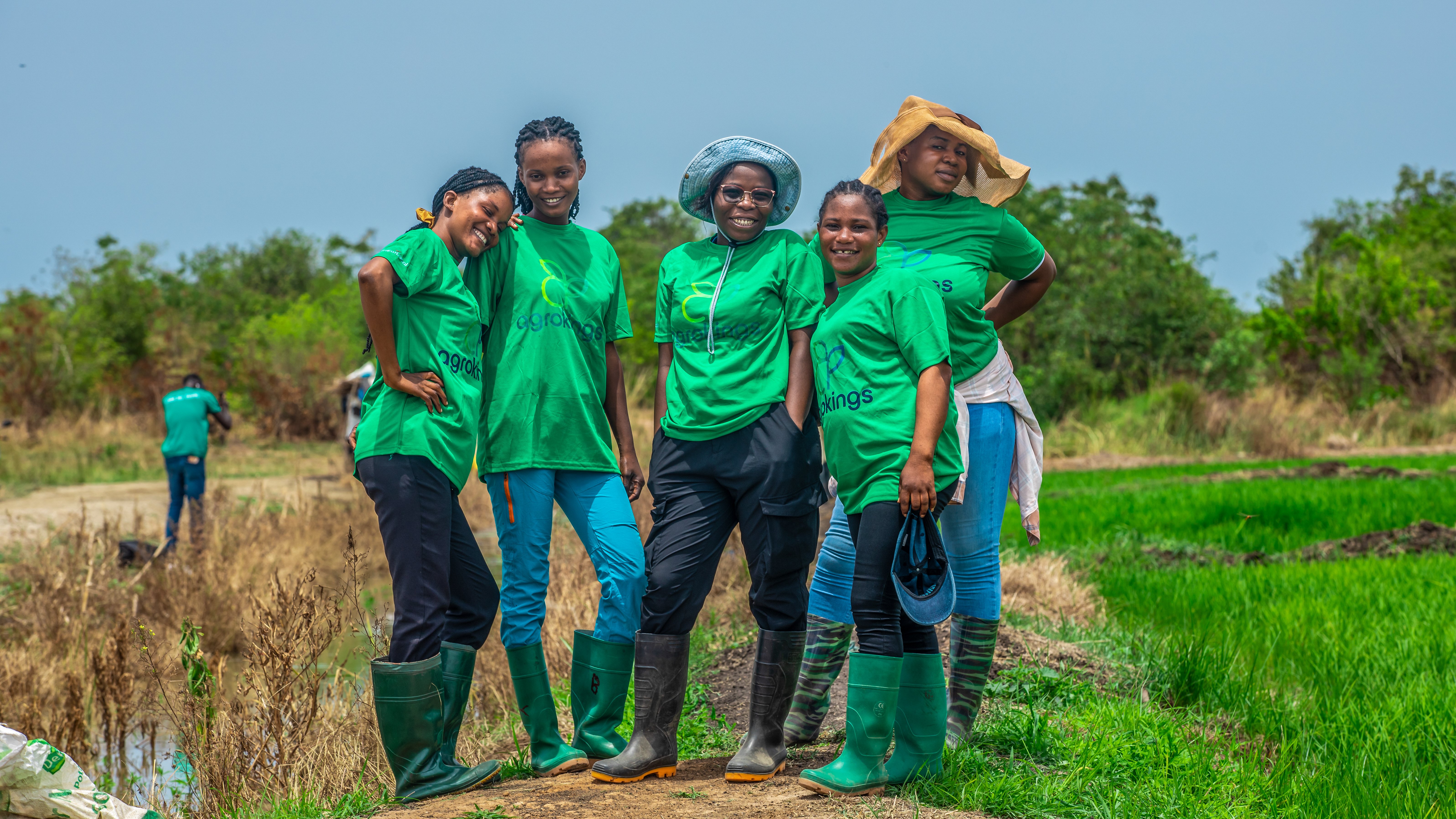 A group of women smallholder farmers from Ghana