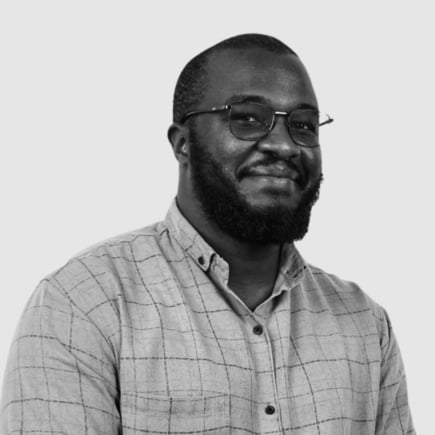 A portrait of Brian Olubayo