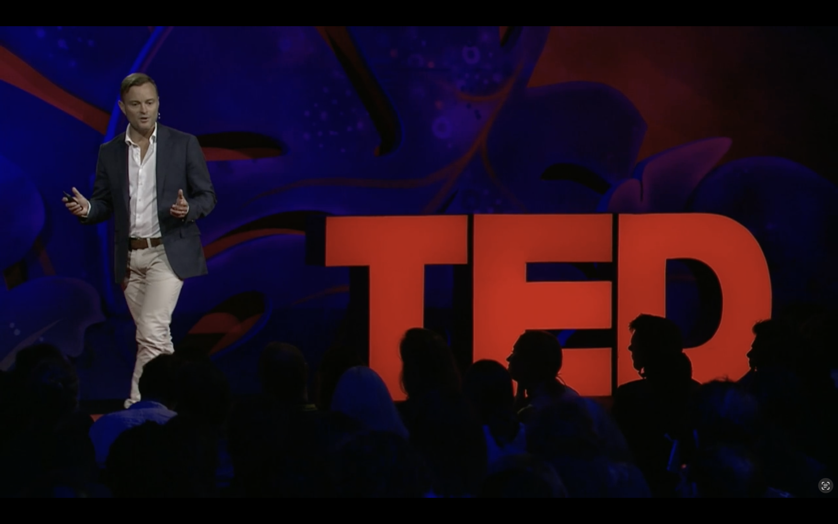 Matt Tilleard on stage at the 2025 TED Countdown Summit, Nairobi
