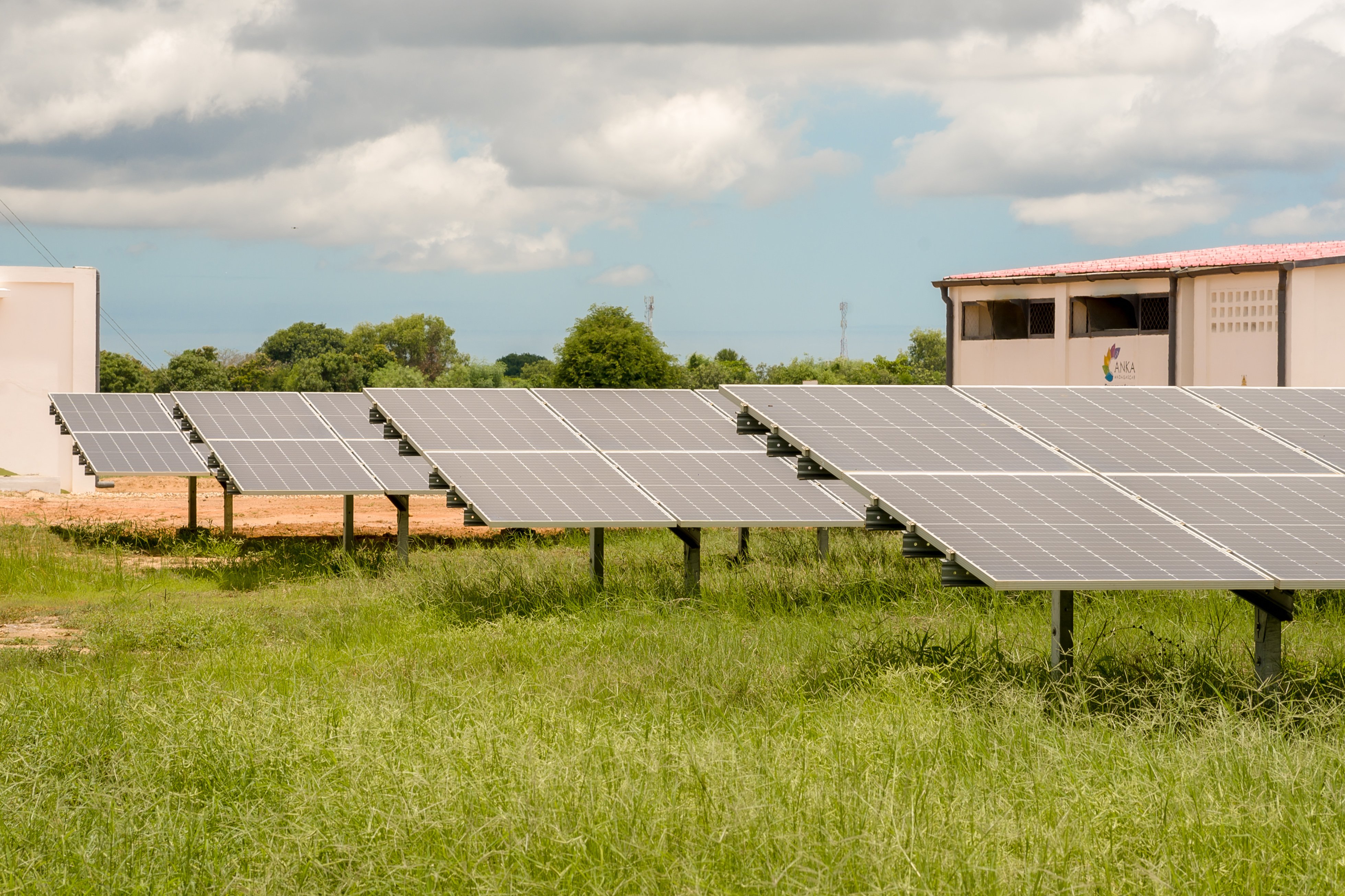 A mini-grid site in Madagascar