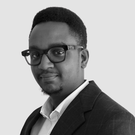 A portrait of David Maina