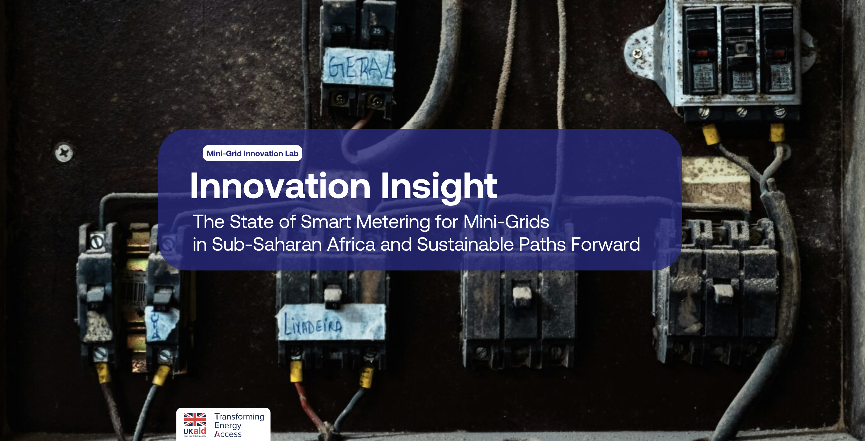 The State of Smart Metering for Mini-Grids in Sub-Saharan Africa and Sustainable Paths Forward