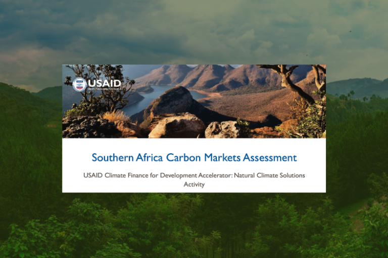 Southern Africa Carbon Markets Assessment