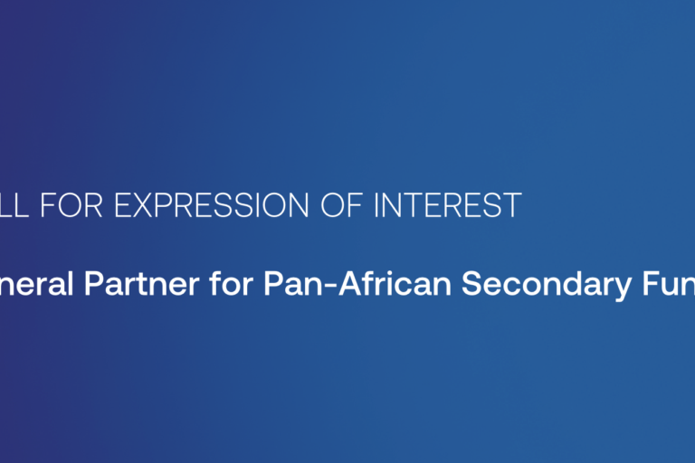 Call for expression of interest: General partner for Pan-African secondary fund